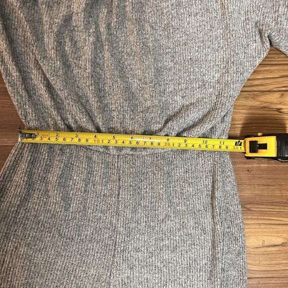 Spring Haze Los Angeles Gray Ribbed Knit Jumpsuit Womens XS S Lounge One Piece - Picture 7 of 8